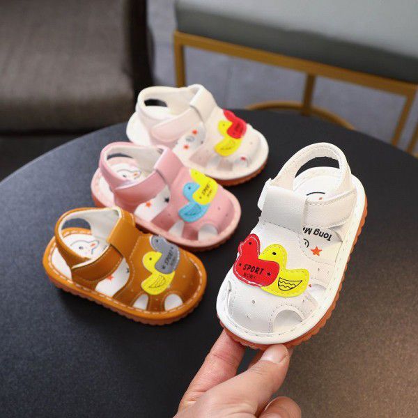  duckling summer new baby sandals wholesale of 0-1...