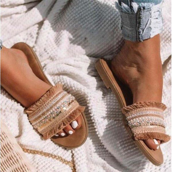 Popular cool slippers in Europe and America women'...