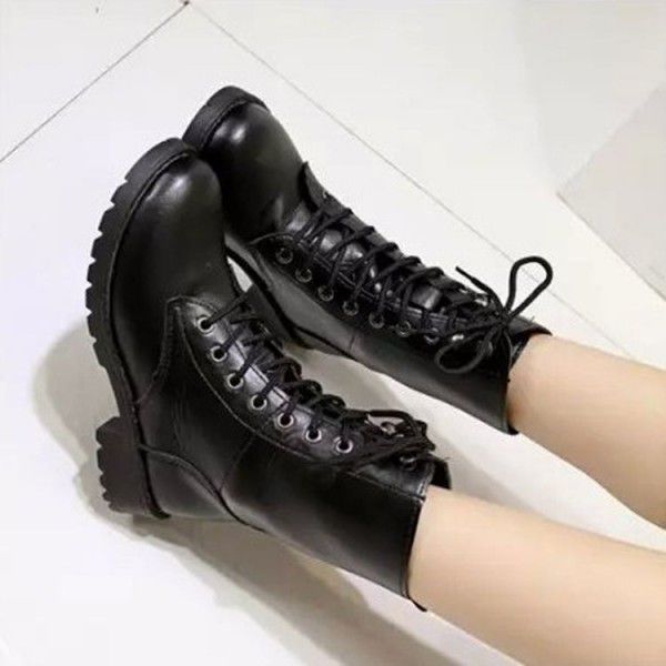  New Vintage Lace Up Martin boots women's Non Slip...