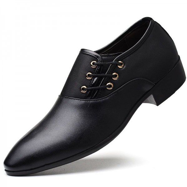 Men's Leather Shoes 2021 New Business Dress Leathe...